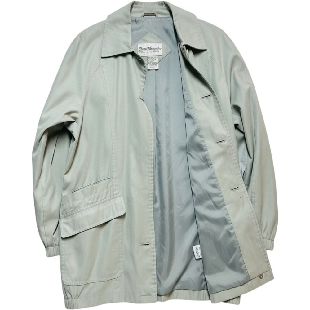 Norm Thompson Mens Lightweight Harrington Jacket Sage Green Size Small
